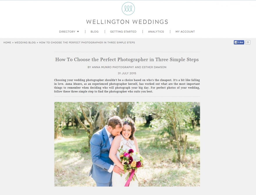 wgtn wedding feature